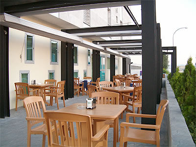 Hg Gaona Hotel Peligros Restoran foto